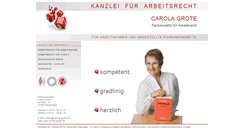 Desktop Screenshot of carola-grote.de